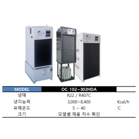 OC-102~302HDA (소형 오일 냉동기)